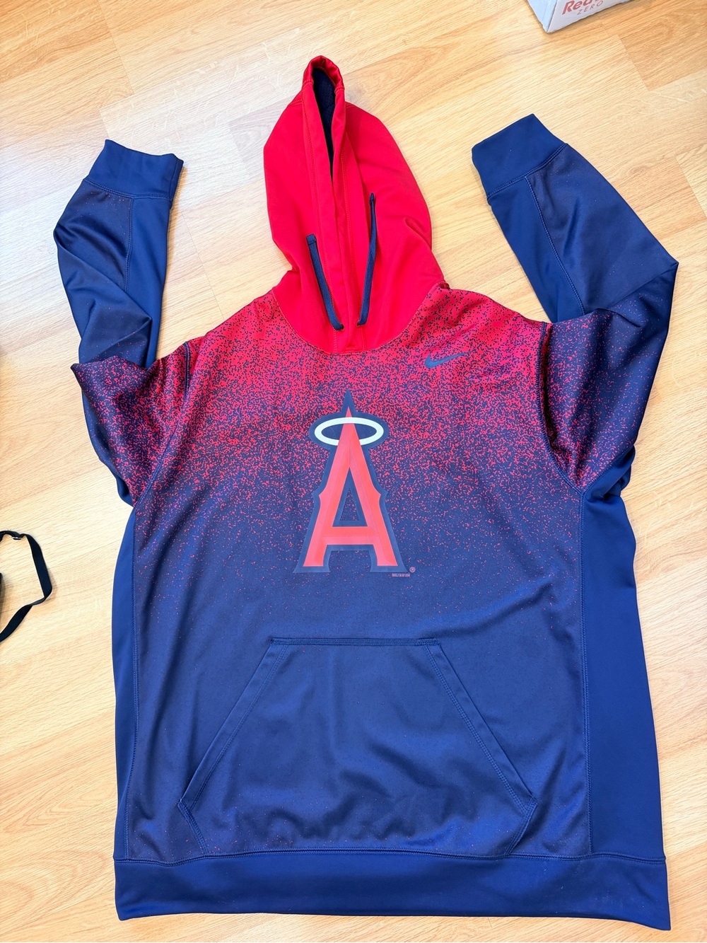 Nike Red & Navy Athletic Pullover Hoodie
